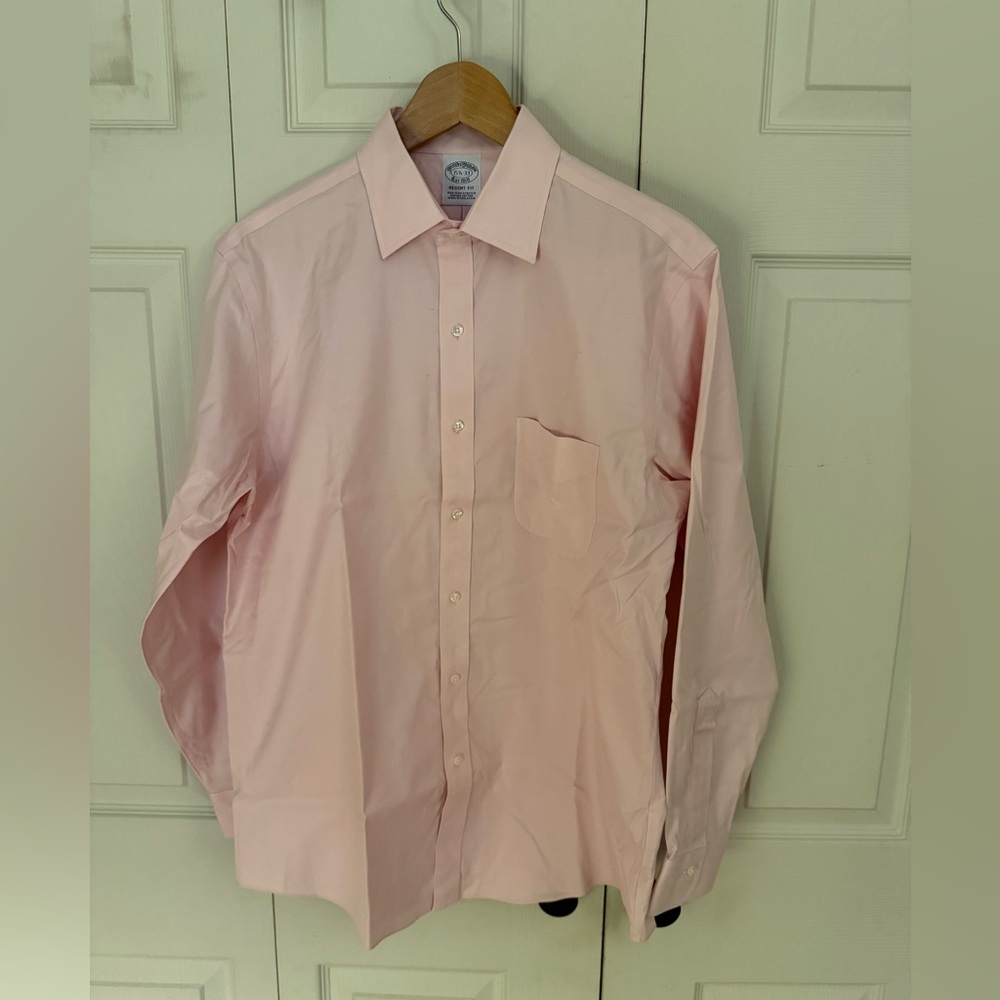 Brooks Bros Pink Regent Fit 15.5x33 Shirt